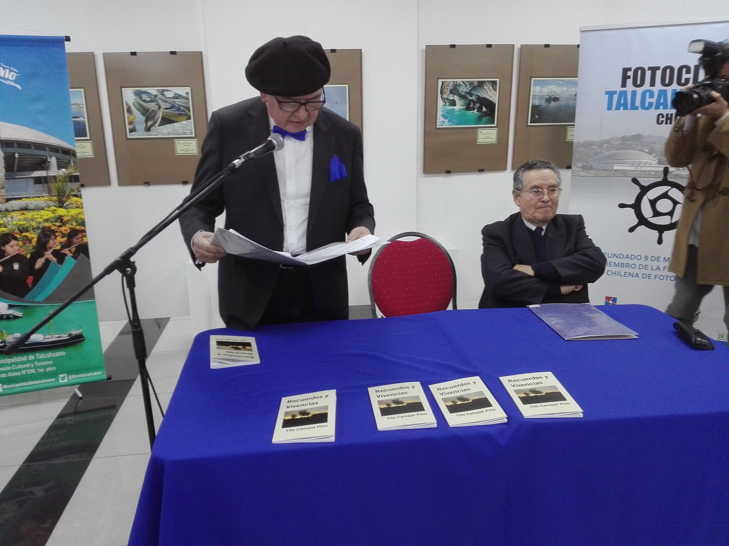 Conocido profesor chorero Tito Carvajal presenta libro en Sala Municipal