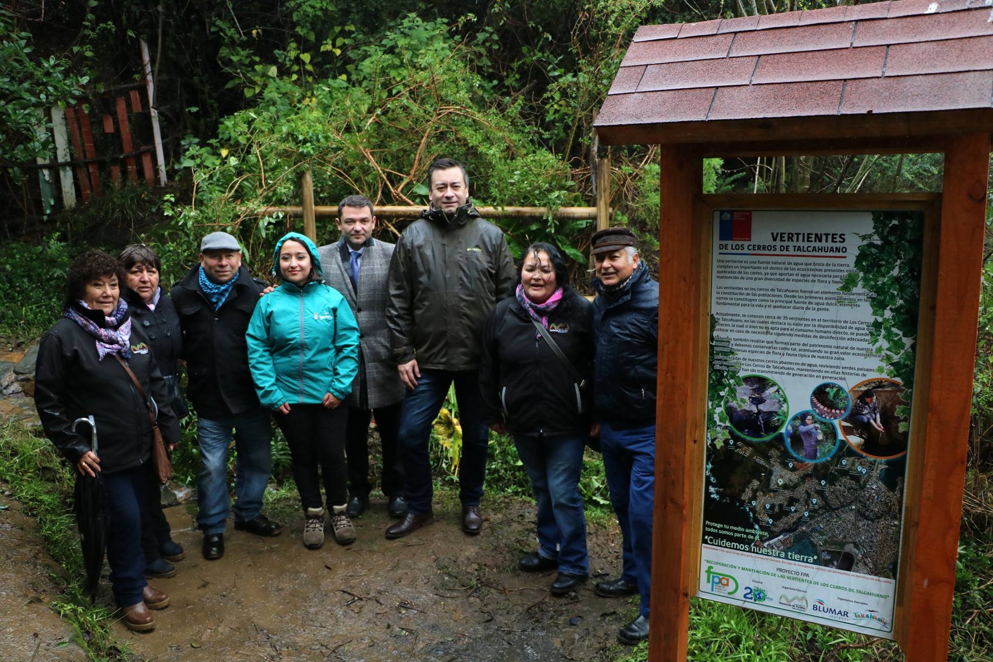 Talcahuano recupera sus vertientes naturales gracias al trabajo en conjunto de vecinos y la Municipalidad